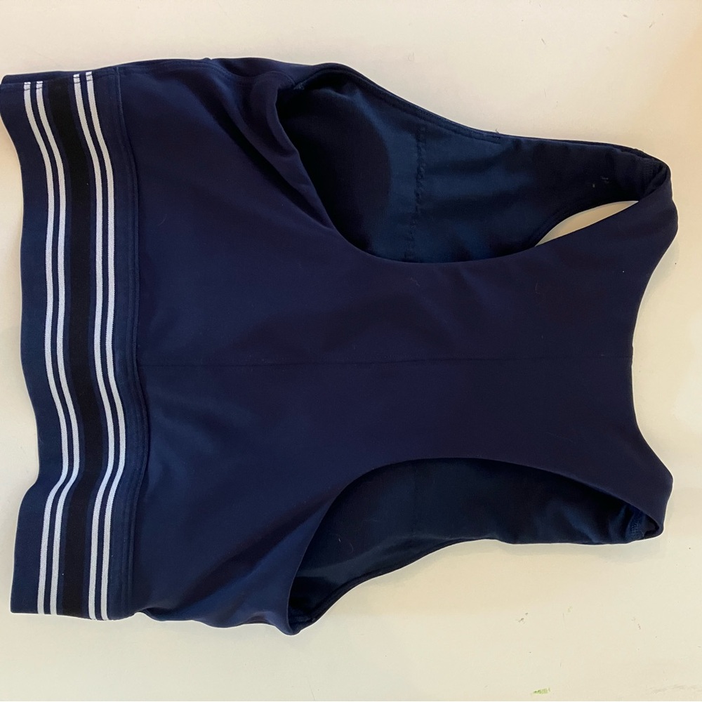 lululemon Navy Sports Bra with Stripes